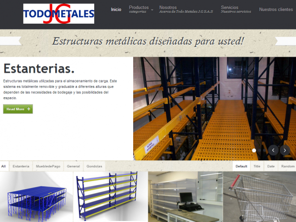 Todo Metales JG Portafolio Arquitectos de la Web